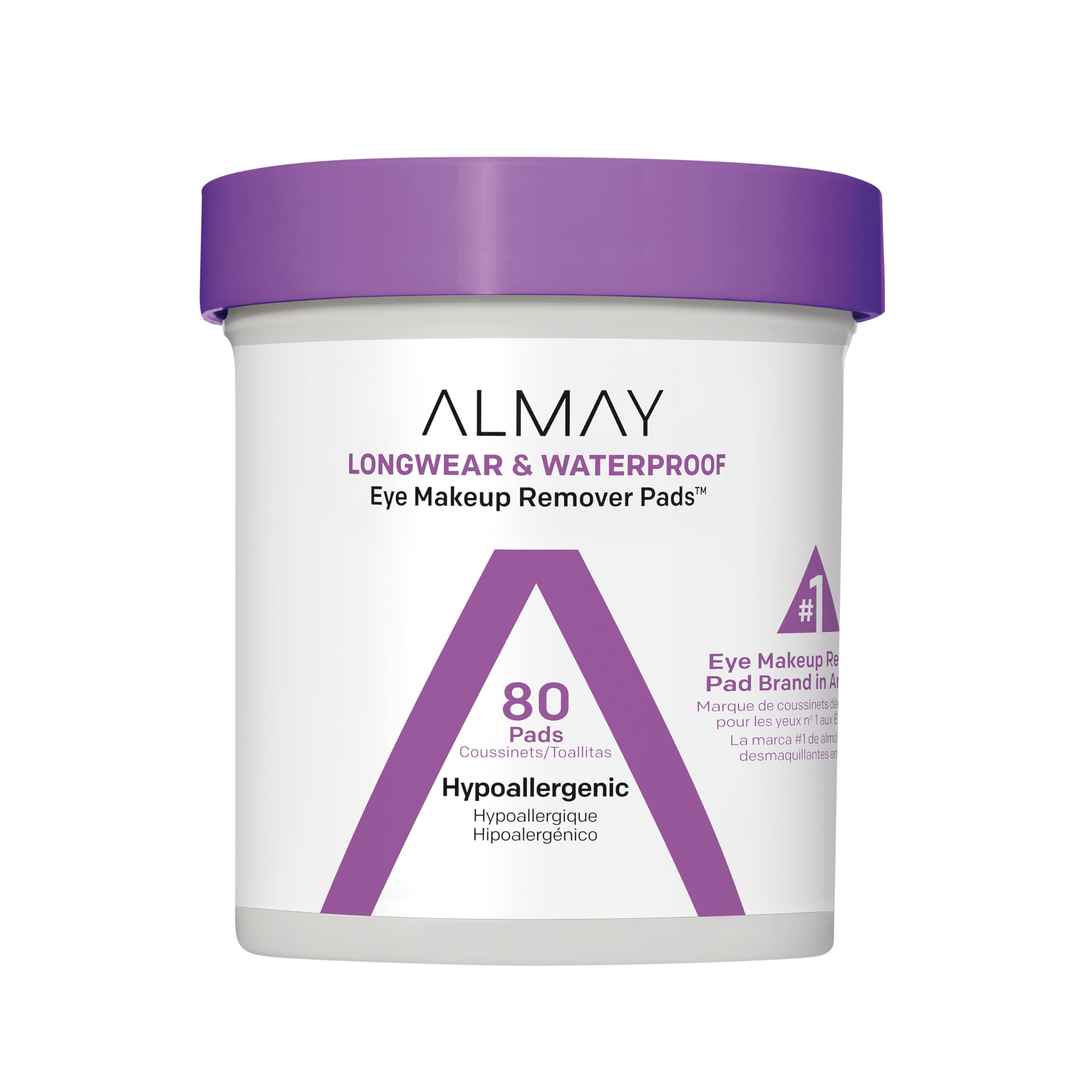 Almay discos desmaquillantes ojos biodegradables para limpieza suave y respetuosa