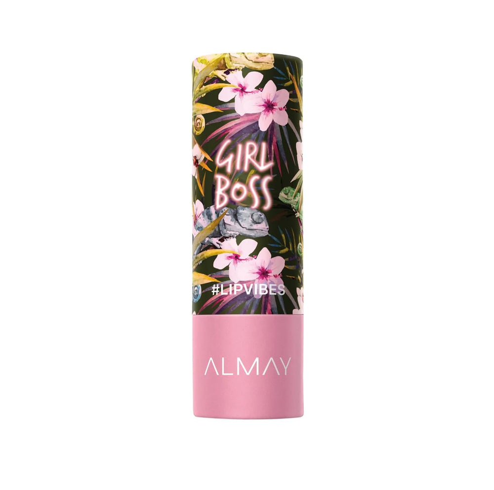 Almay Lip Vibes barra labial, acabado mate para definición duradera.