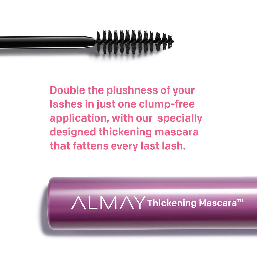 Almay Mascara engrosadora con volumen total para pestañas densas
