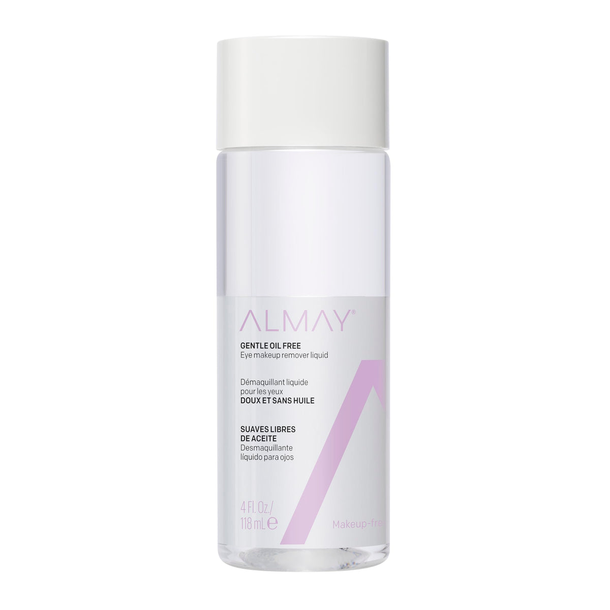 Almay removedor de maquillaje de ojos líquido, limpieza suave sin grasa