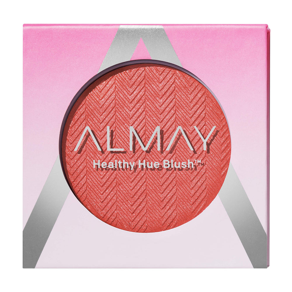 Almay rubor en empaque compacto elegante para uso diario.