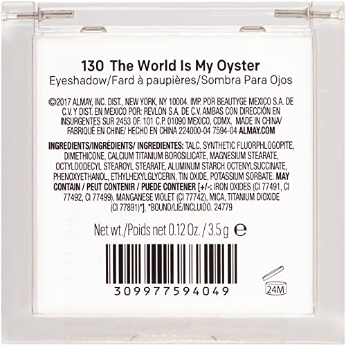 Almay The World Is My Oyster, sombra satin para un acabado sedoso durante todo el día