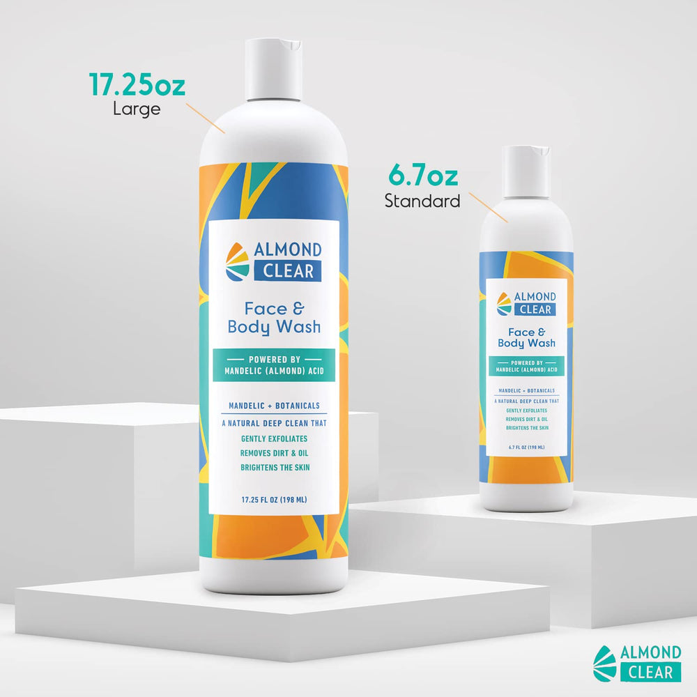 Almond Clear: tono uniforme y apariencia más limpia.