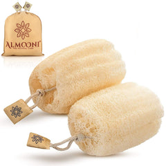 ALMOONI lufa egipcia natural frente para piel suave y radiante