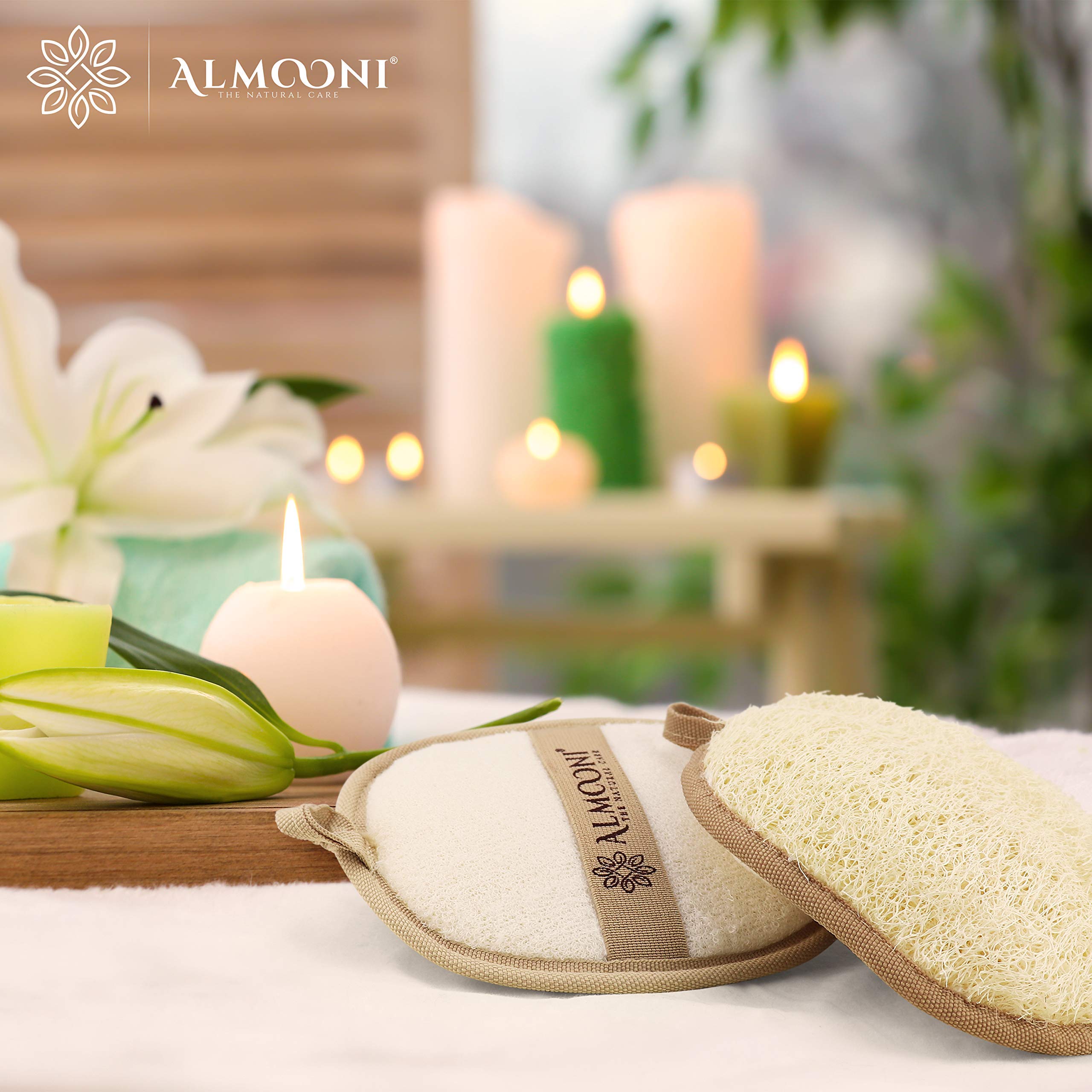 ALMOONI lufa con empaque biodegradable y opcion de regalo
