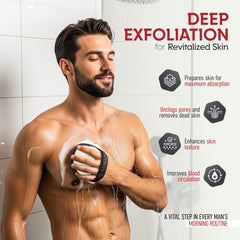 ALMOONI lufa exfoliante para piel seca, perfecta para pies, codos y hombros.