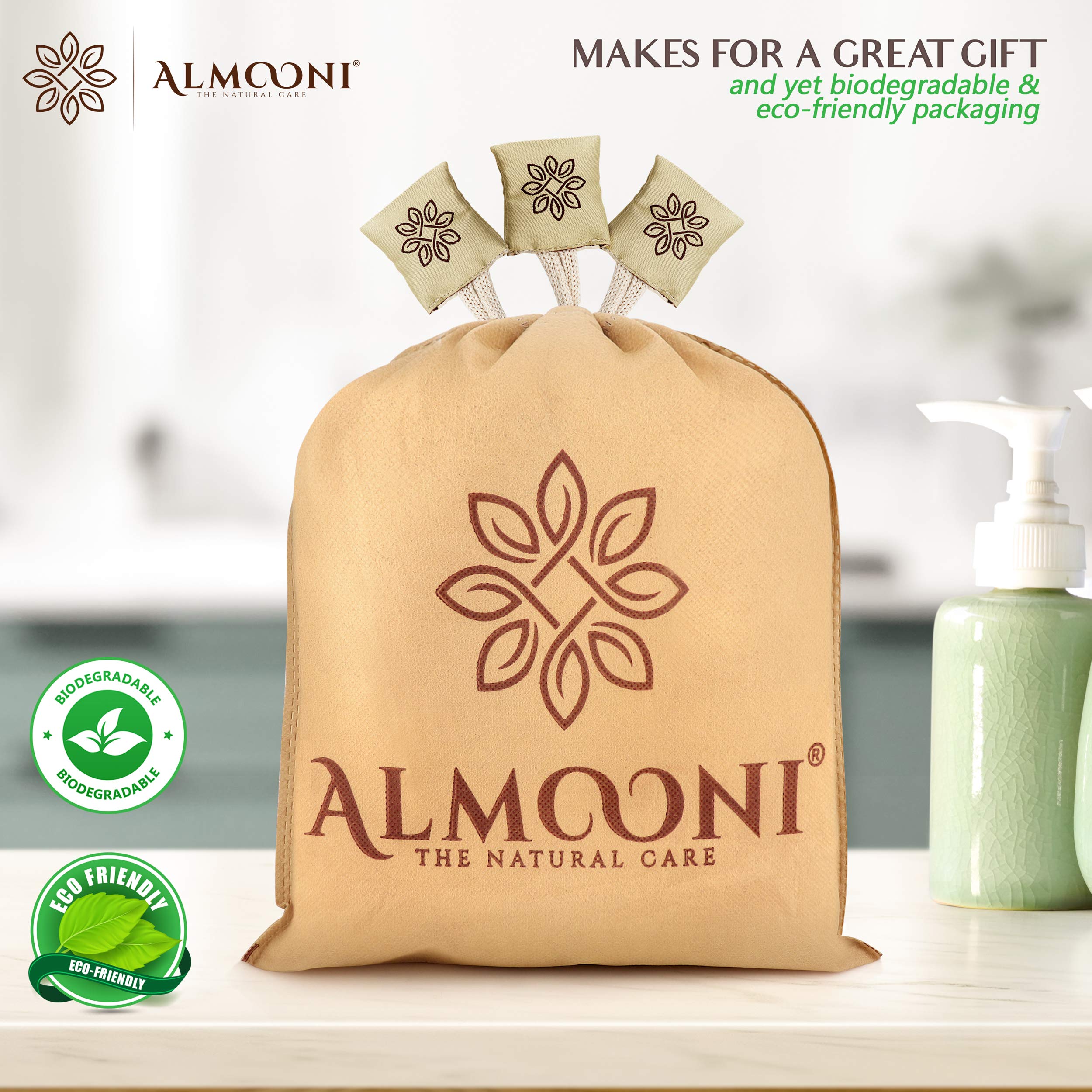 ALMOONI lufa en regalo elegante, perfecto para sorpresa.