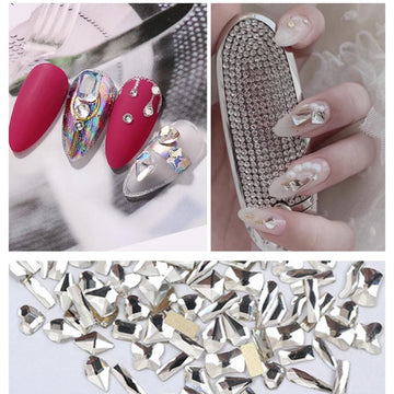 ALOCIAM uñas brillantes con efecto 3D para un look glamuroso.