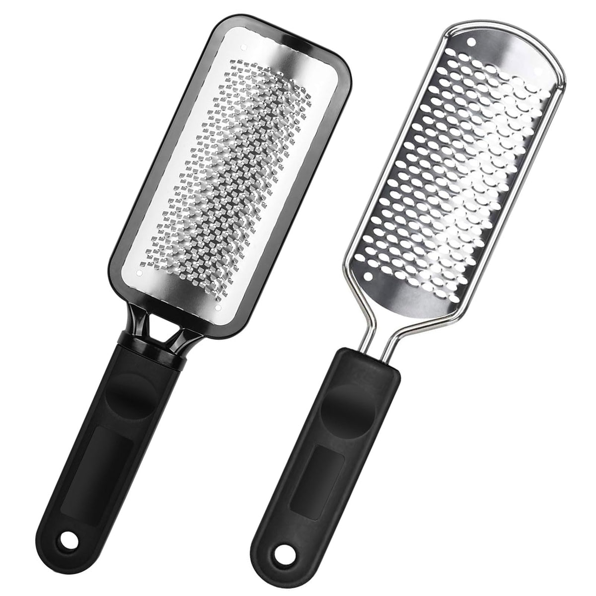 ALOCKMA lima de pie profesional en acero inoxidable para higiene duradera