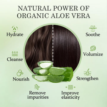 Etiqueta de Aloderma Aloe Nourishing Shampoo sin alcohol para piel sensible