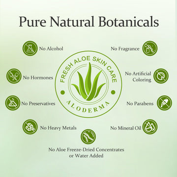 Aloderma gel Aloe: cuidado capilar suave para cuero cabelludo.