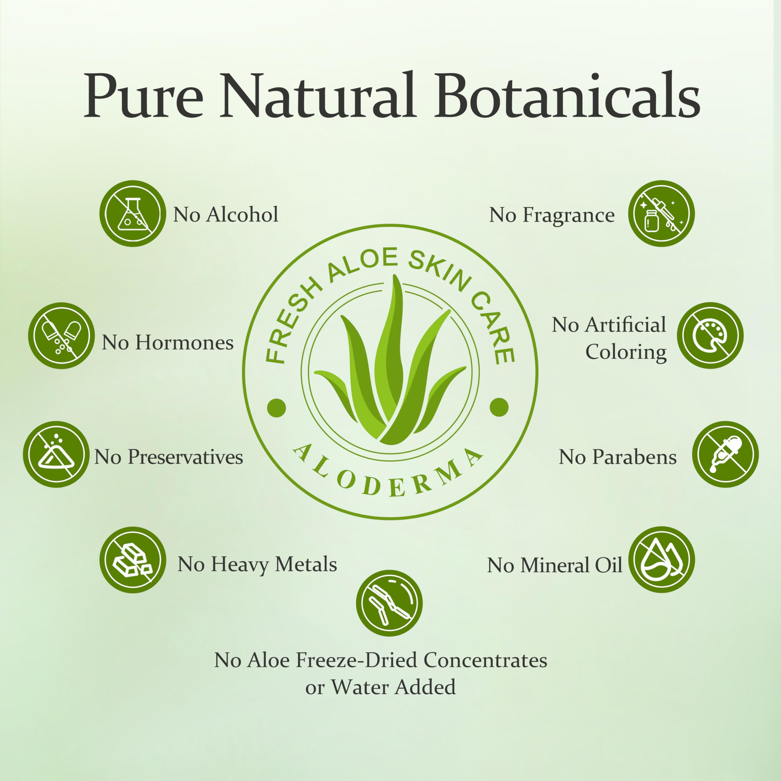 Aloderma aloe vera, hidratación profunda para piel sensible.