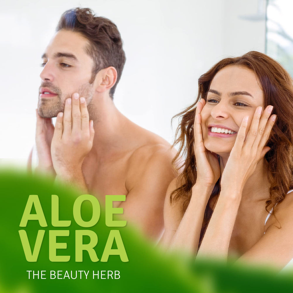 Aloe Life gel used for conditioning the hair and scalp.