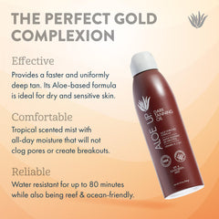 Aloe Up aceite seco: hidratación sin grasa para uso diario al sol.