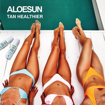 ALOESUN Aceite bronceador Coco spray: absorción rápida sin residuo graso.