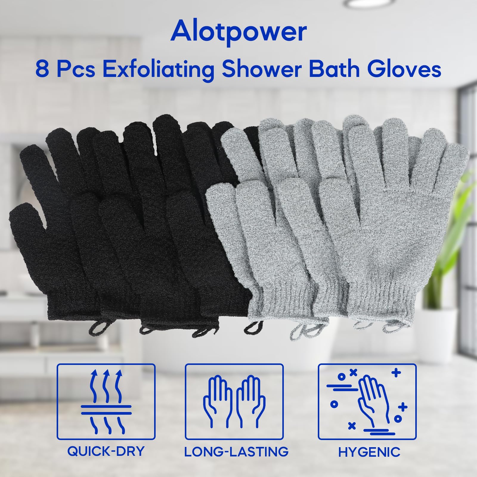 Gancho integrado para secar, almacenamiento práctico de Alotpower