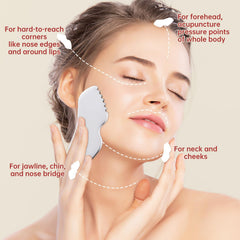 ALOYGUZ gua sha detalle cuello, favorece drenaje linfático suave