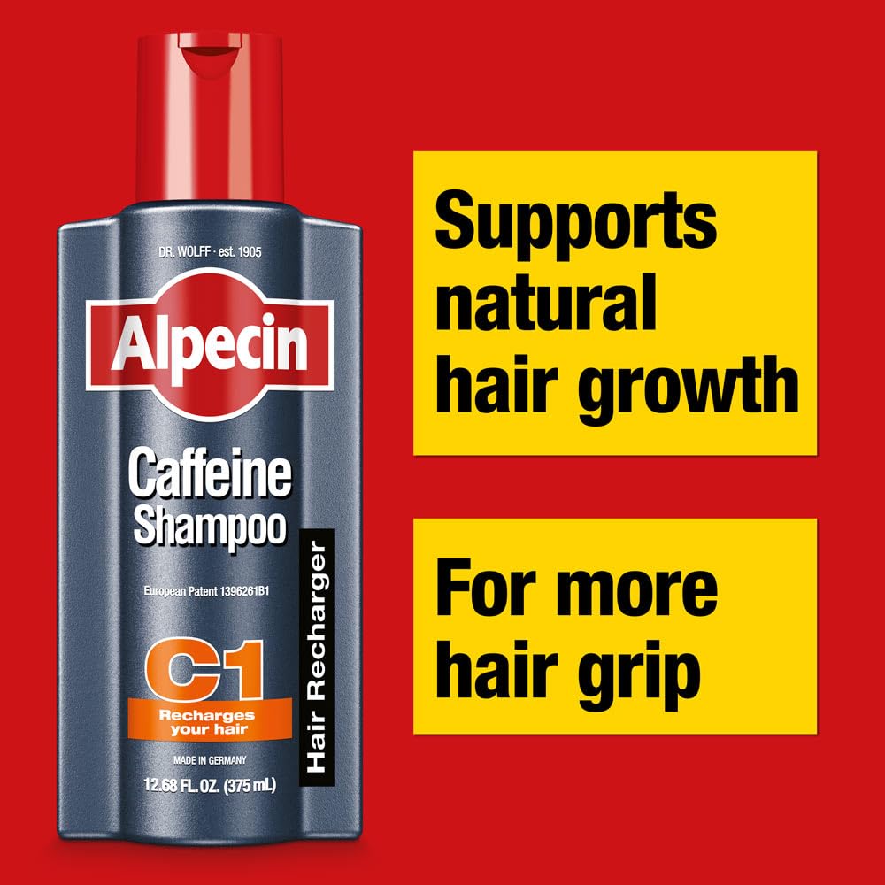Alpecin Textura Densa Cabello: sensación de cabello más grueso al tacto.