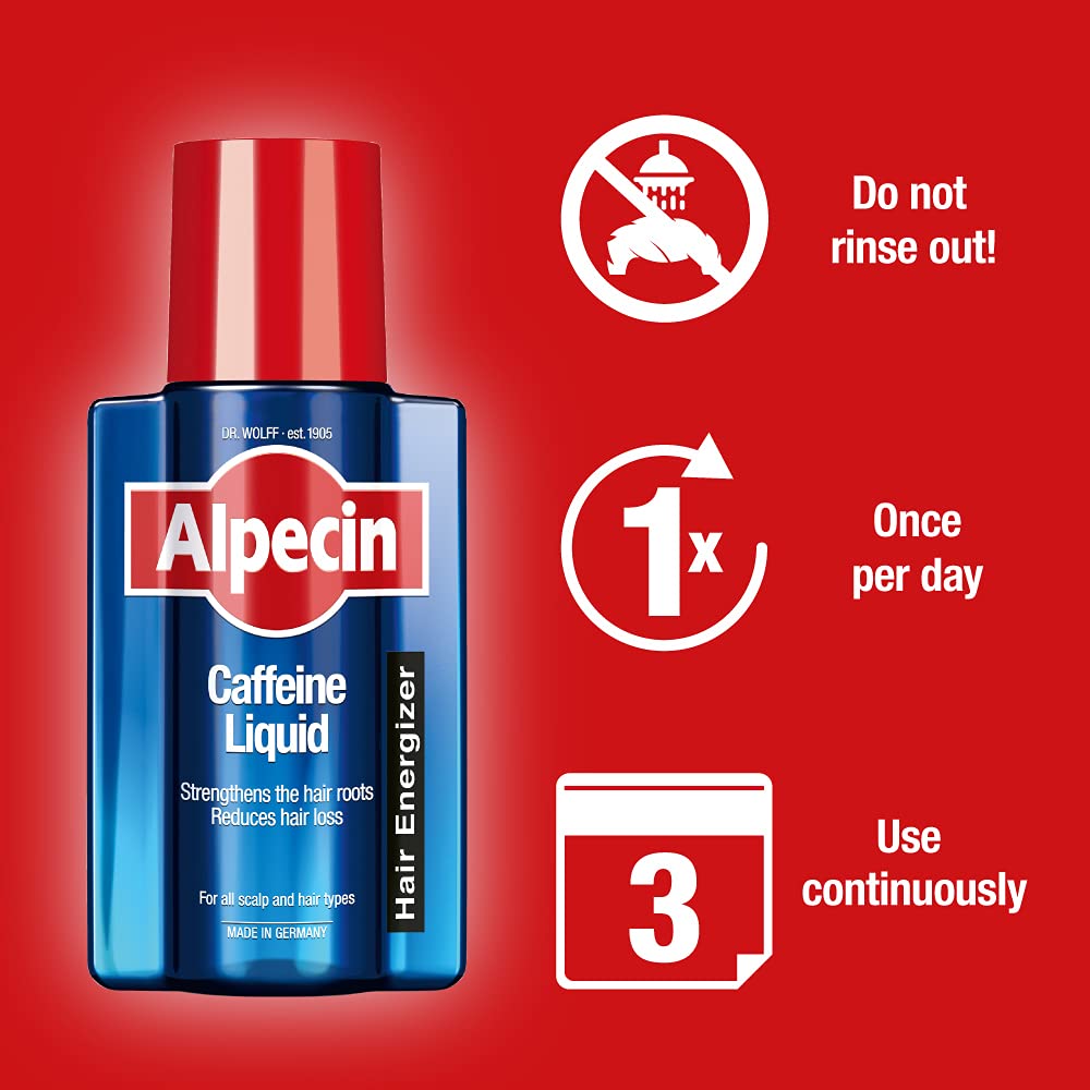 Alpecin zinc niacina — fortalecimiento capilar diario.