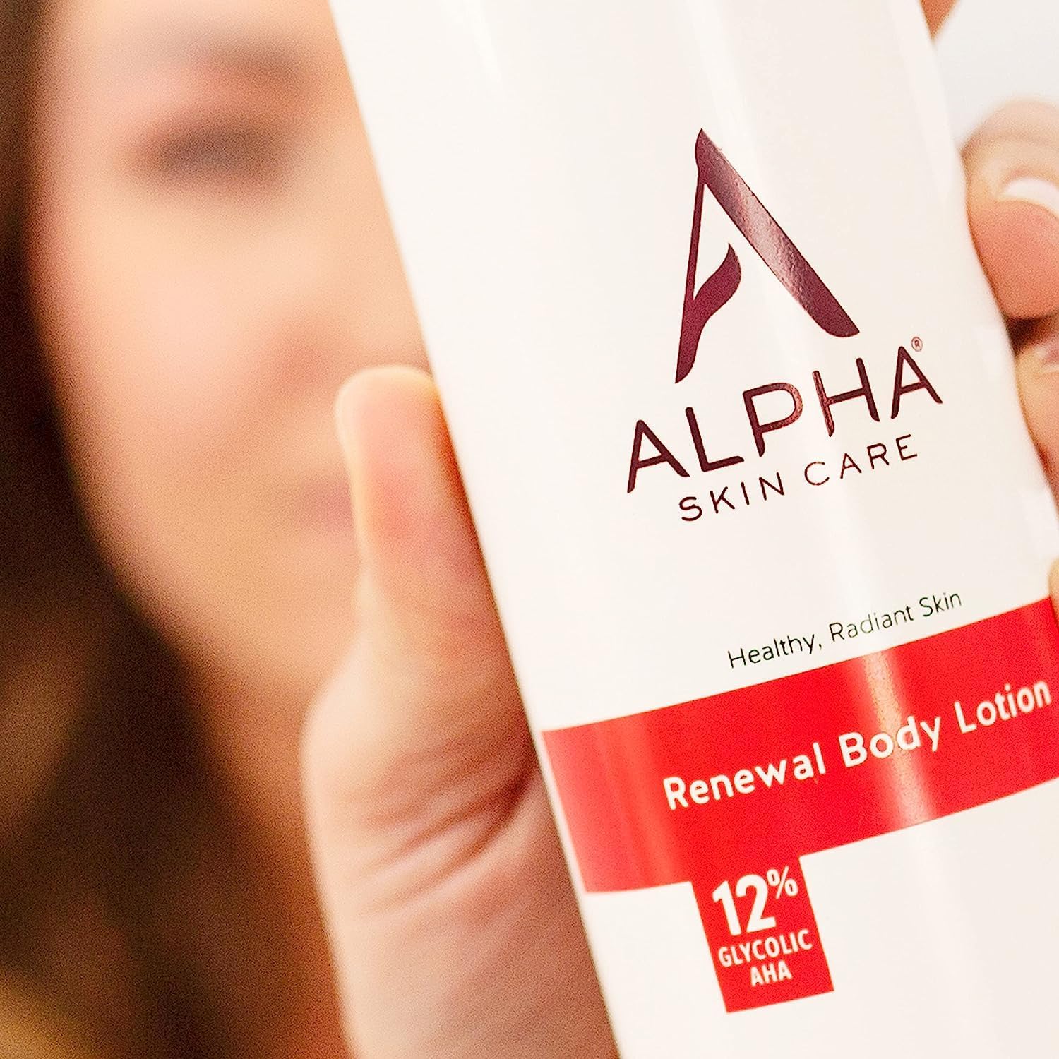 Piel suave y radiante tras usar la loción corporal Alpha