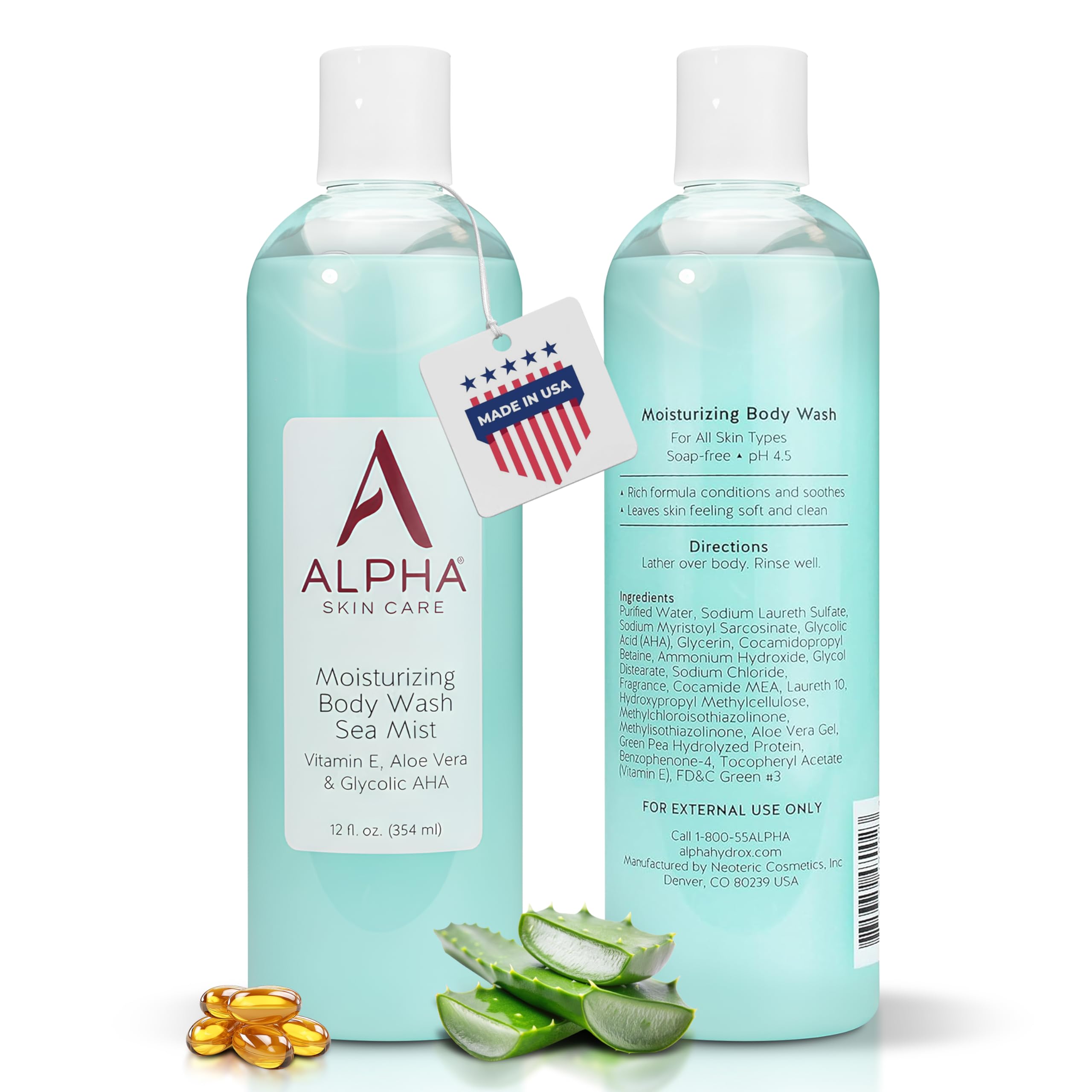 Alpha Skin Care: fragancia fresca que acompaña la ducha revitalizante.