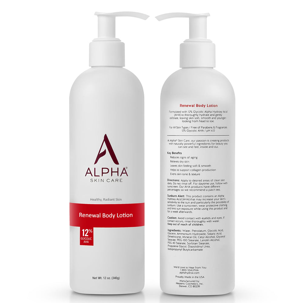 Ritual de cuidado corporal con Alpha para suavidad duradera.