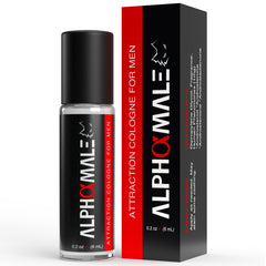 AlphaMale colonia feromonas en botella de vidrio, aroma de larga duración
