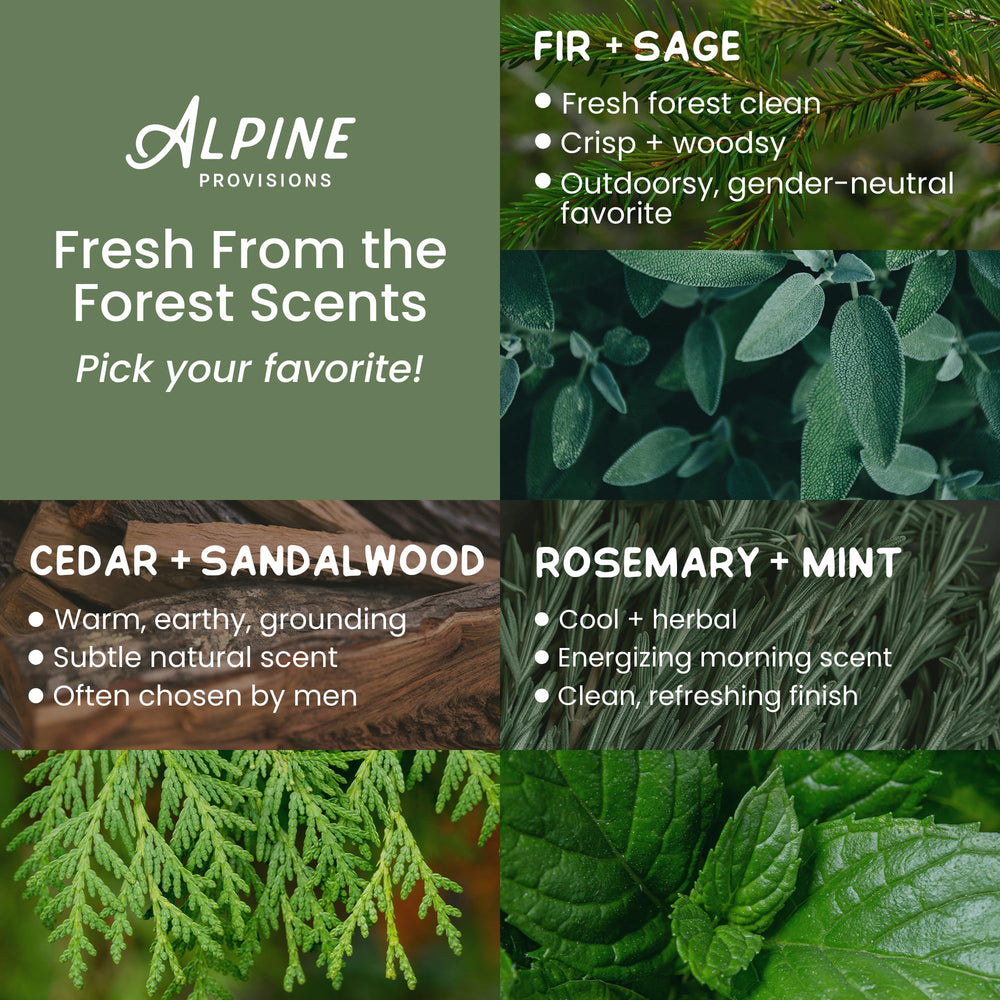 Alpine Provisions champú para cabello tintado; cuida el color.