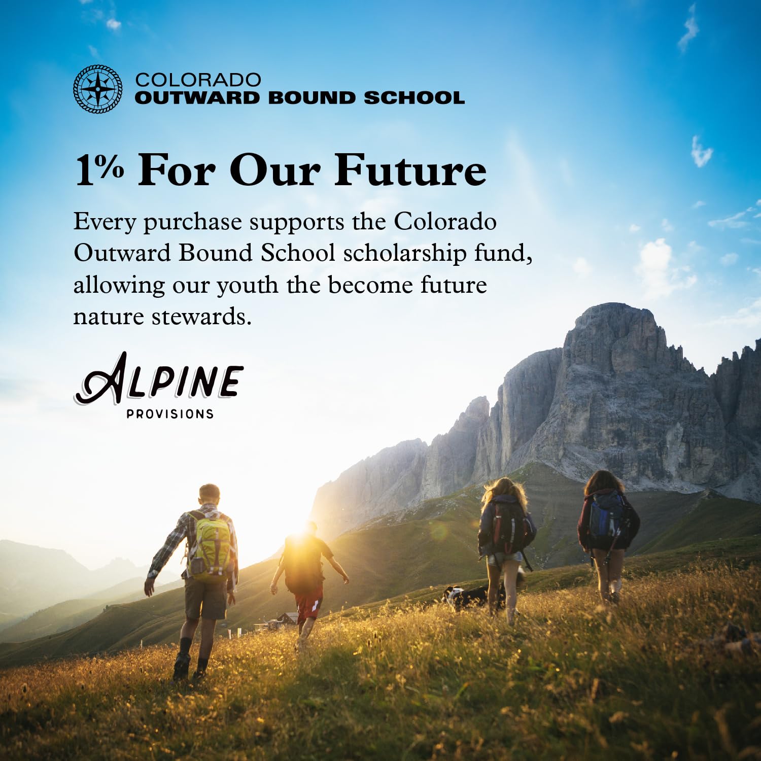 Alpine Provisions champú en envase eco sin plástico; opción sostenible.