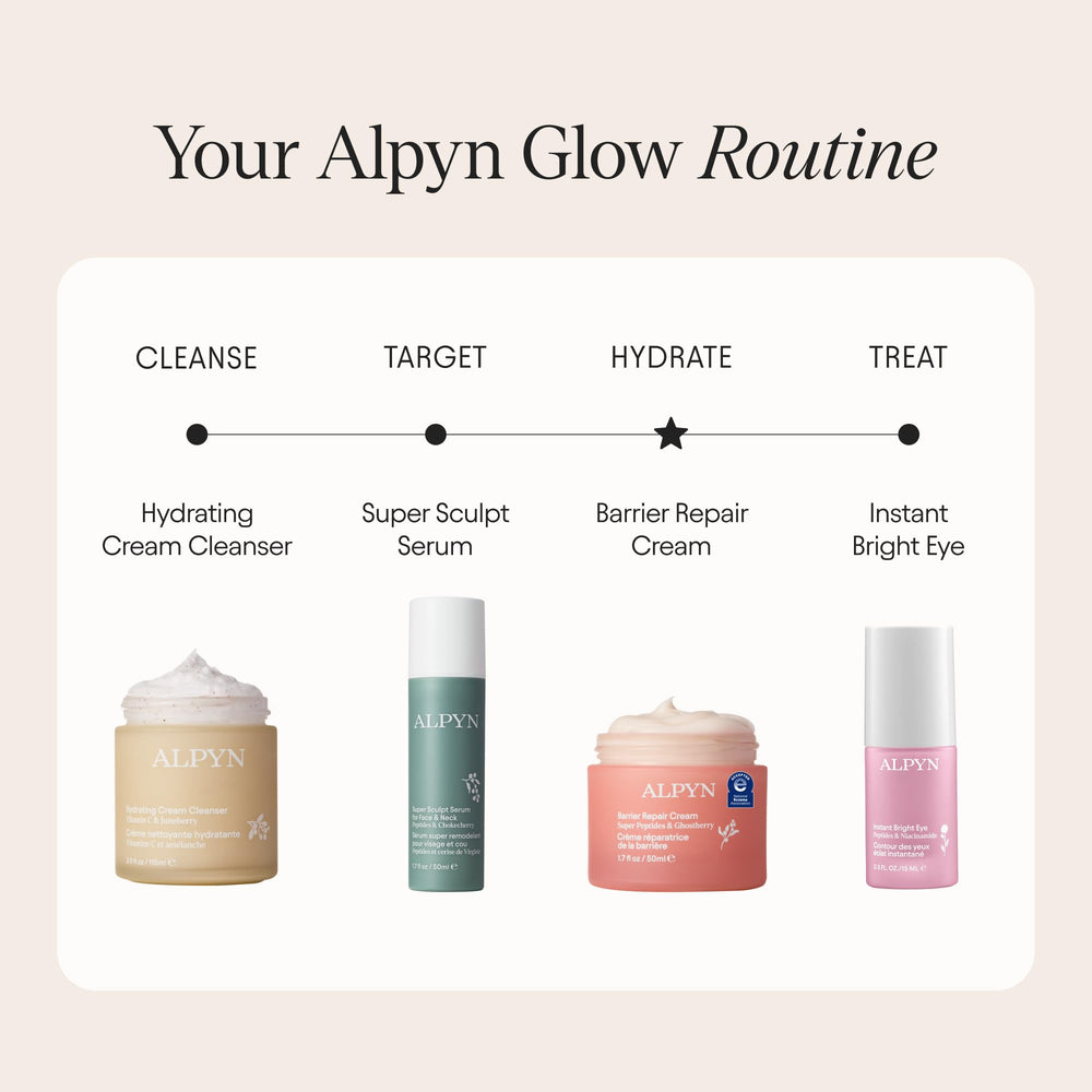 Envase sostenible de Alpyn Beauty para cuidado responsable.