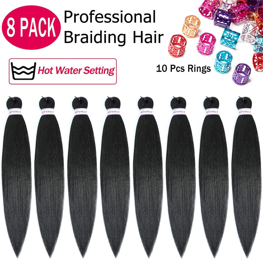 Extensiones sinteticas de 30 pulgadas para instalacion facil.