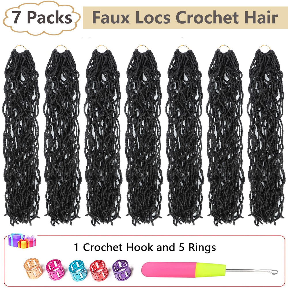 Alrence Faux Locs textura natural suave para un peinado cómodo