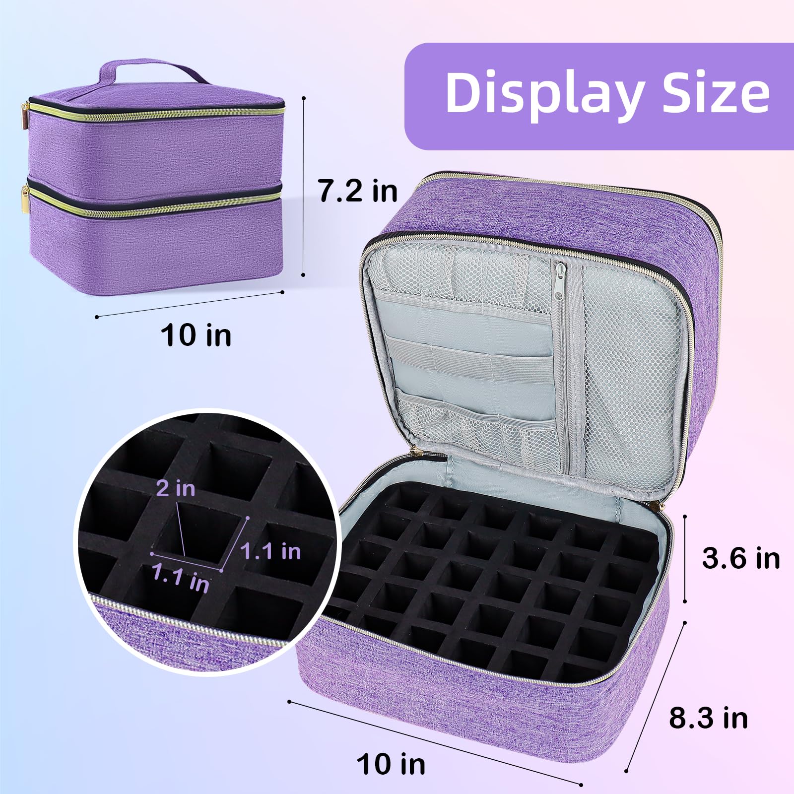 ALSLEA dimensiones compactas permiten guardar en maletero o maleta.