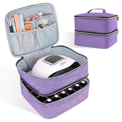 ALSLEA organizador de esmaltes para 30 botellas, perfecto para orden y transporte.