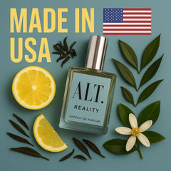 ALT. FRAGRANCES Reality: empaque detallado ideal para regalo o colección premium.