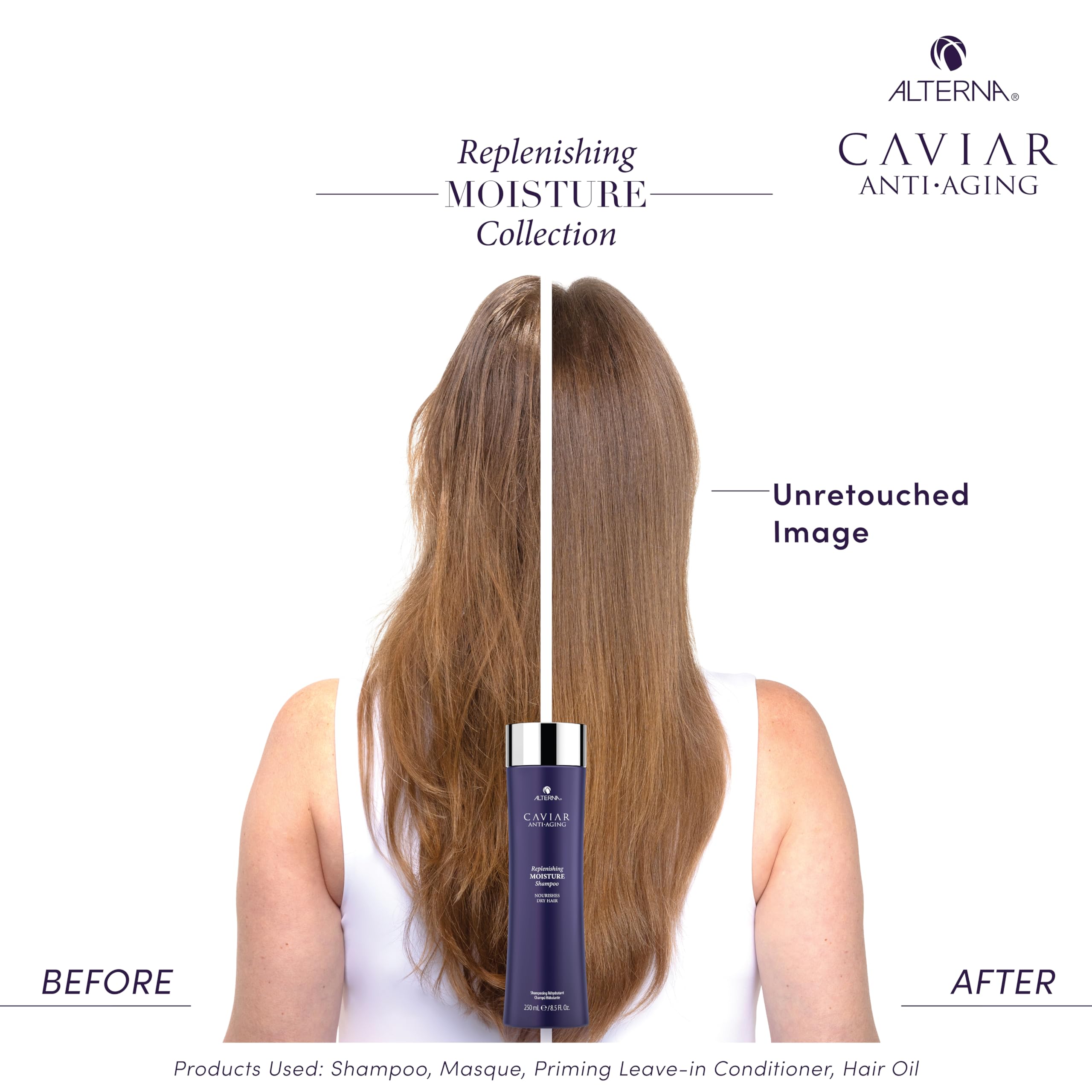 Extracto de caviar y Seda Marina nutren el cabello