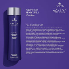 Alterna Caviar Anti-Aging Acondicionador, botella vertida, facilita el peinado y la suavidad.