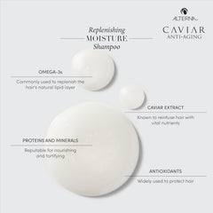 Ingrediente omega-3 de Alterna Caviar, detalle nutritivo para cada hebra.
