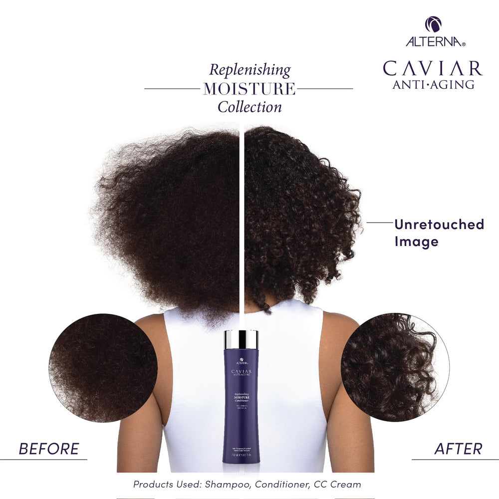 Alterna bottle finish emphasizes shine and smoothness for everyday styling.