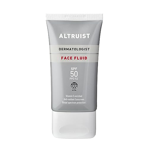 Altruist SPF50 fluido textura ligera para aplicación suave