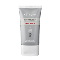 Altruist SPF50 fluido textura ligera para aplicación suave