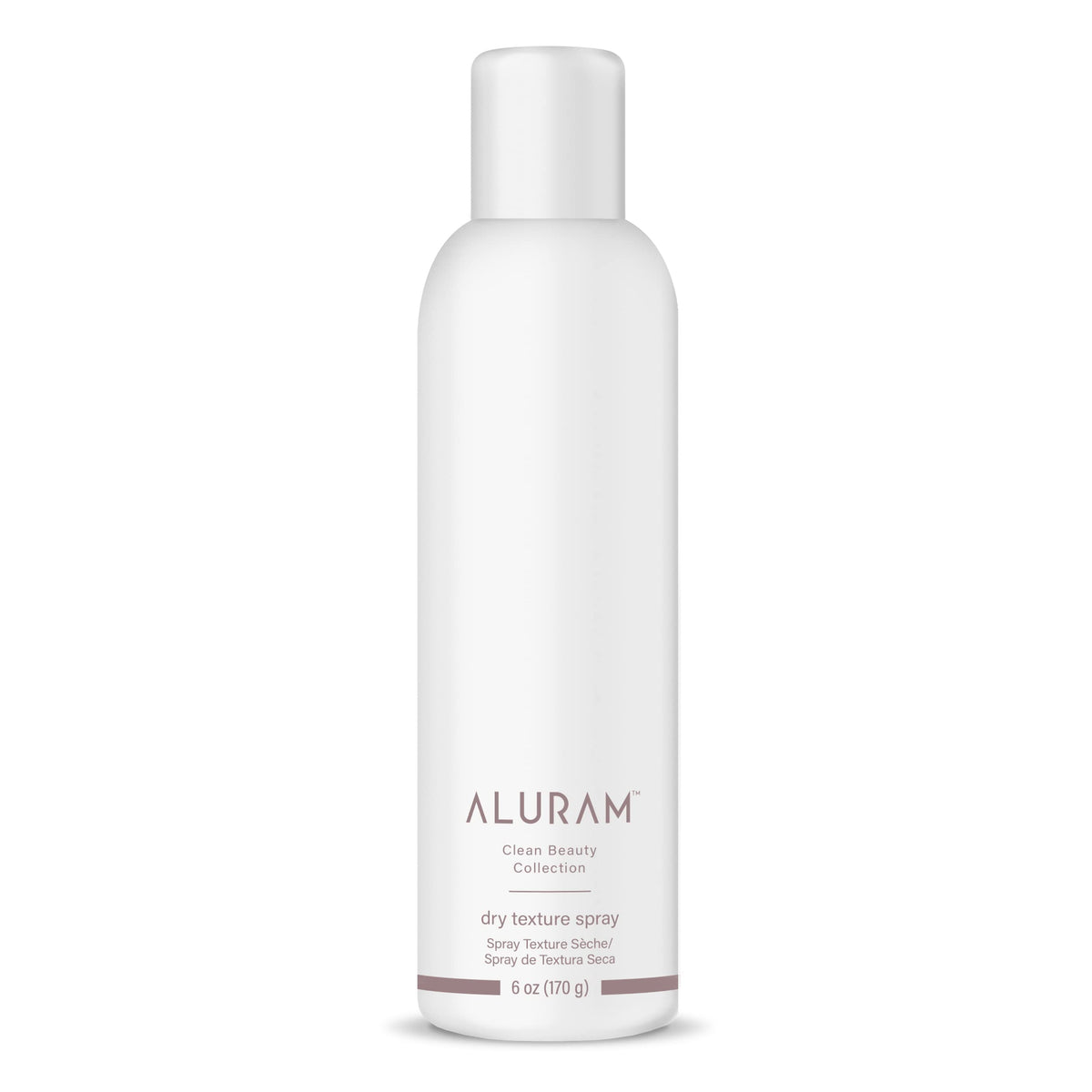 ALURAM Brume texturante sèche, bouteille montrant volume naturel et texture.