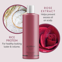 ALURAM Volumizing Shampoo botanicals with rice protein and rose extract