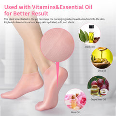 Calcetines de silicona ALUROICE con aloe para revitalizar la piel