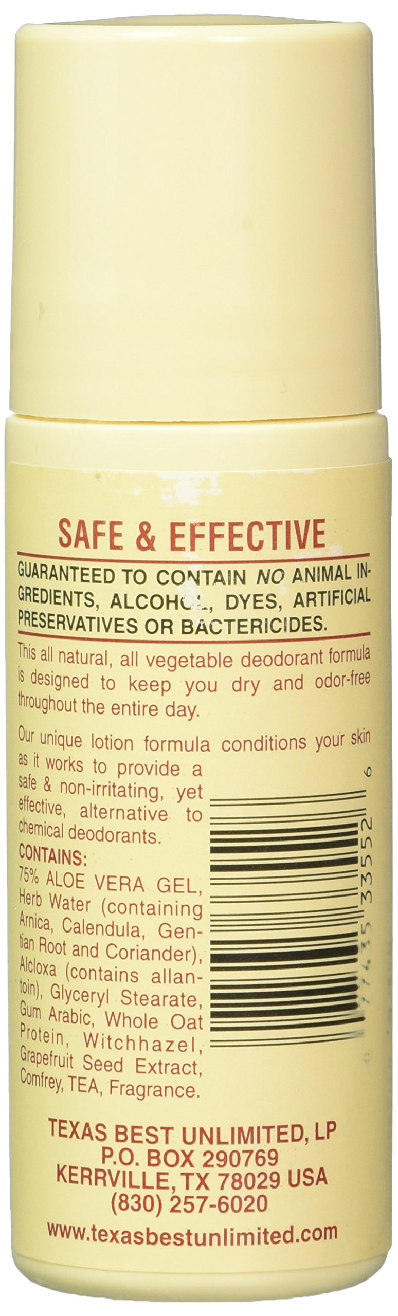 Alvera Déodorant Roll-On Aloe et Amandes, utilisation quotidienne sans irritations.