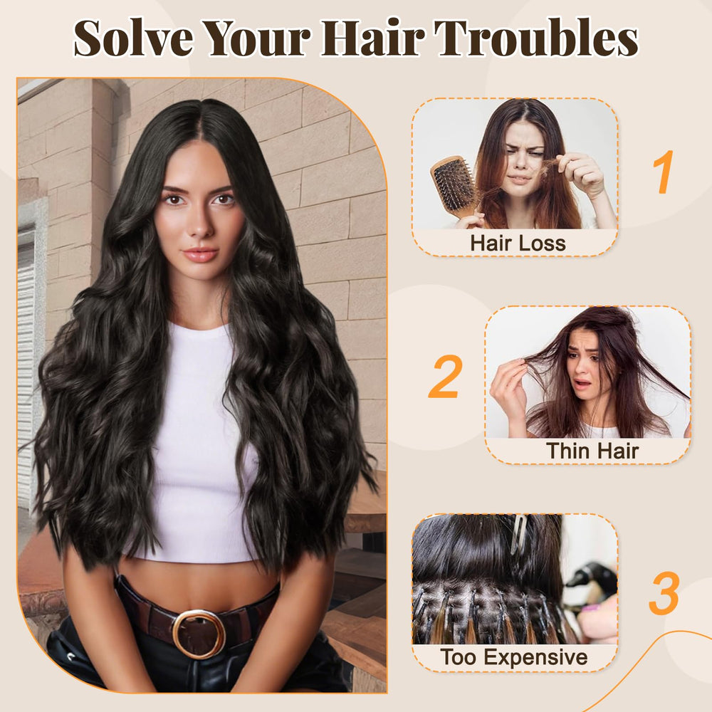 Extensiones ALXNAN anchura 7 pulgadas con 4 broches para mayor longitud.