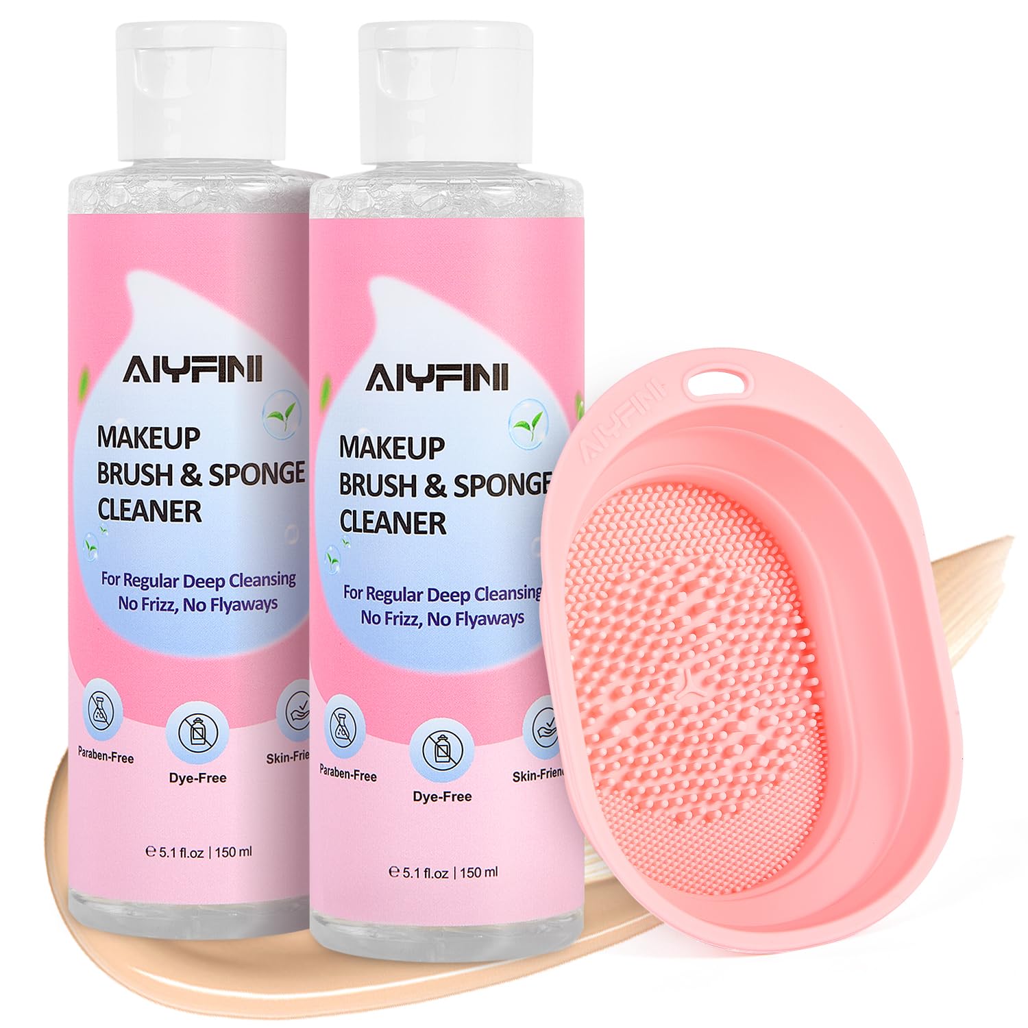 Alyfini kit limpiador de pinceles y cuenco para higiene rápida