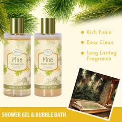 AM AROMANTRA baño-burbujas con aroma a pino para spa en casa