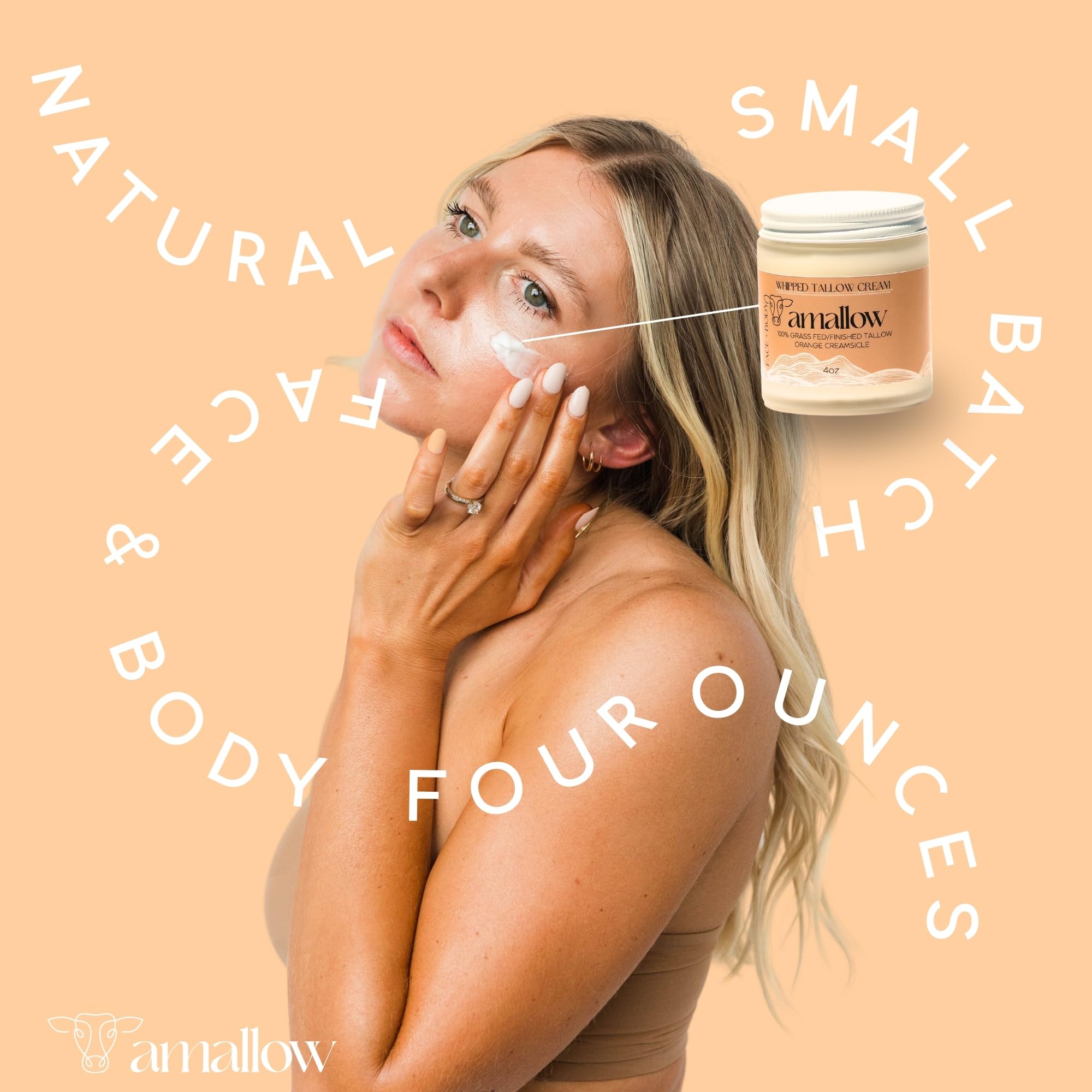 Amallow aplicación diaria de crema corporal para piel cómoda y nutrida