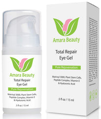 Gel para ojos Amara Beauty enfocado en ojeras para una mirada más fresca.